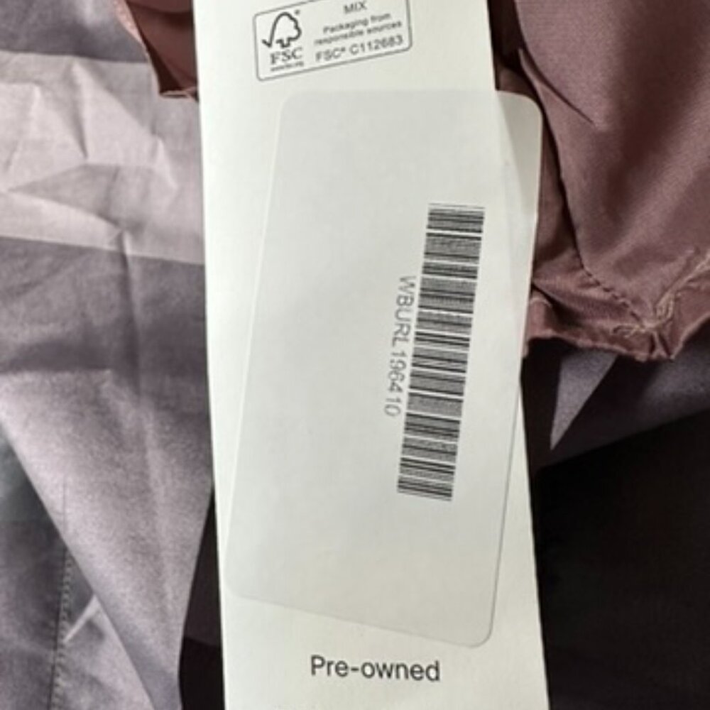 GC Burberry London Sleeveless purple/grey Nova check pattern w/Belt US Size 12 - Picture 8 of 11